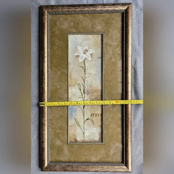 VINTAGE Framed Sylvia Vassileva Still Life Art Prints Flower Floral LILLY - Picture 3 of 8